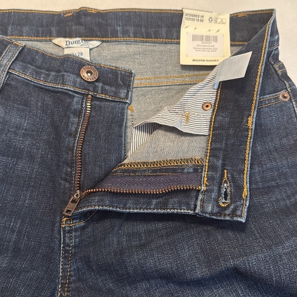 NWT Duluth Trading Co Women's Daily Denim Slim Leg Jeans Size 10x29 - Picture 9 of 15